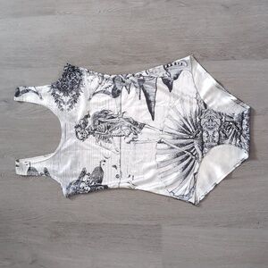 NWOT Skeleton Birth of Venus Bodysuit